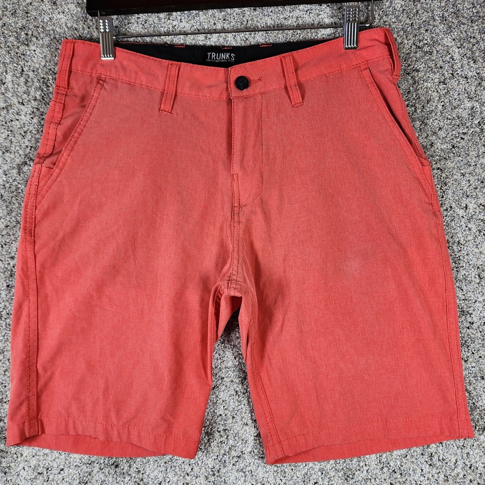 Trunks Multi-Functional Shorts Mens 30 Salmon Coral Stretch Hybrid Excellent